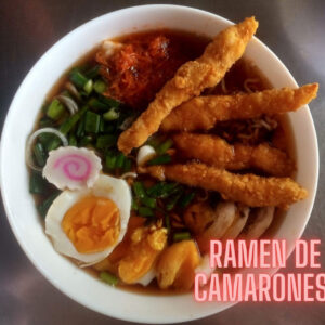 ramen de camarones