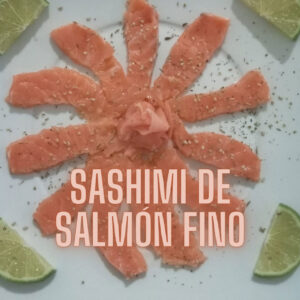 sashimi salmón fino